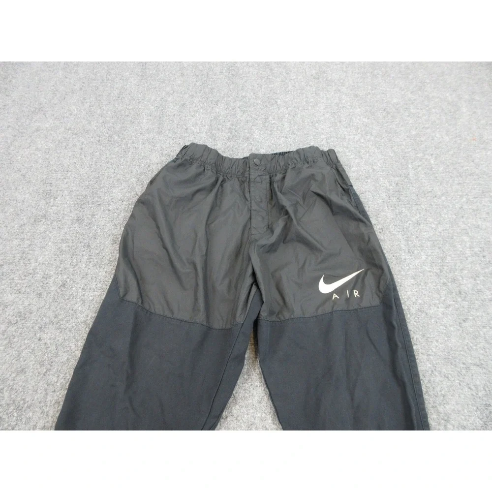 Nike Pants Mens XL Black Air Joggers Elastic Waist Cuffed Logo Woven Panels